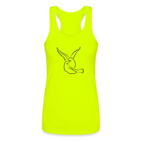 EMBRACED_TURTLEDOVES - Women’s Performance Racerback Tank Top