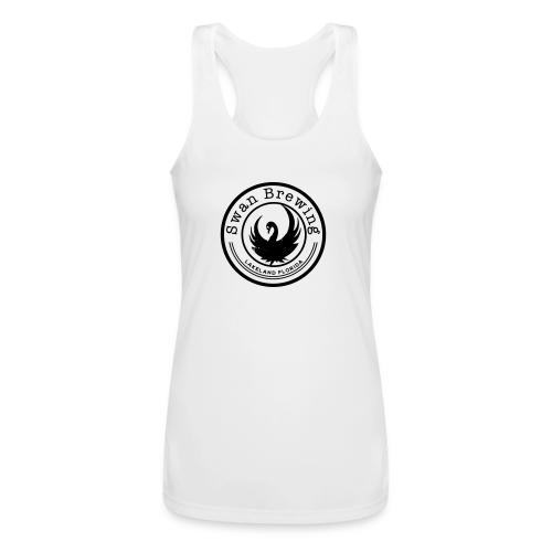 Classic Swan Brewing Logo - Women’s Performance Racerback Tank Top