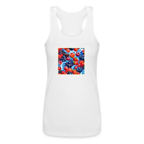 Berrylicious Blue Dream - Women’s Performance Racerback Tank Top
