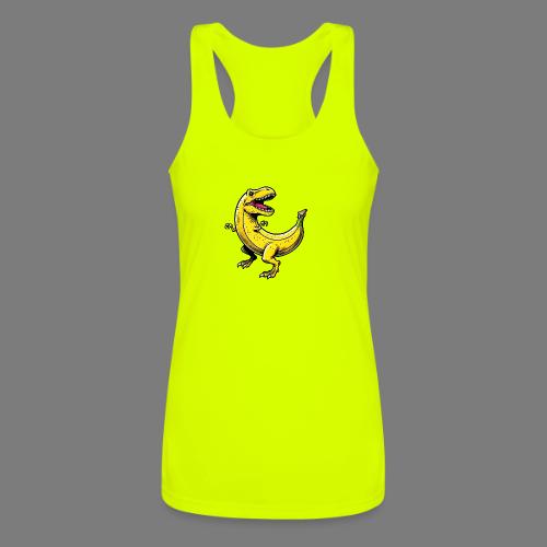 Bananasaurus REX – Funny T-Rex Banana Design - Women’s Performance Racerback Tank Top