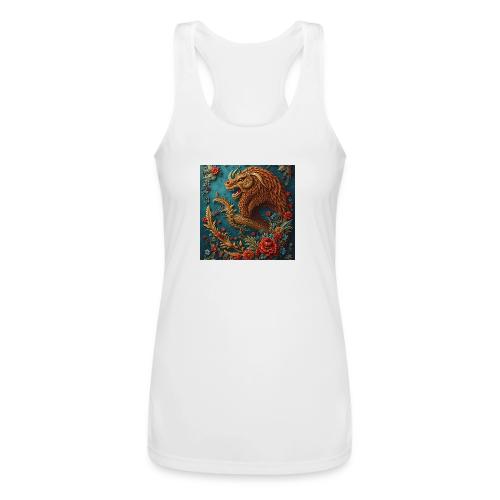 Fantasy souvenirs, regional Mexican designs - Women’s Performance Racerback Tank Top