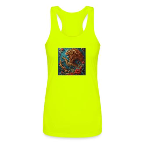 Fantasy souvenirs, regional Mexican designs - Women’s Performance Racerback Tank Top