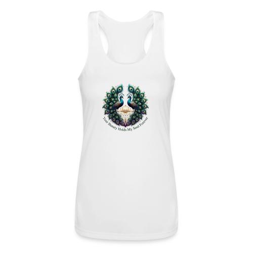 Your Beauty Holds My Soul Peacock Gifts T-Shirt - Women’s Performance Racerback Tank Top
