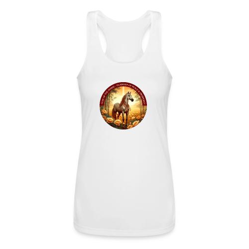 Year of the Horse Guardian T Shirt, Lunar New Year - Women’s Performance Racerback Tank Top