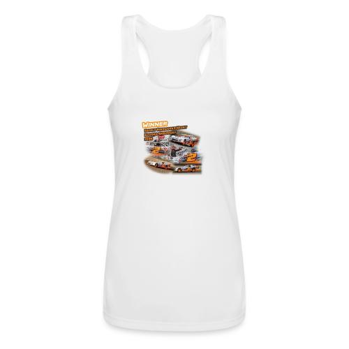 Rob Trent Eldora Speedway FFN#1 Design 2 - Women’s Performance Racerback Tank Top