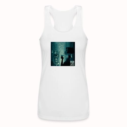 QCPB Jazz - Women’s Performance Racerback Tank Top
