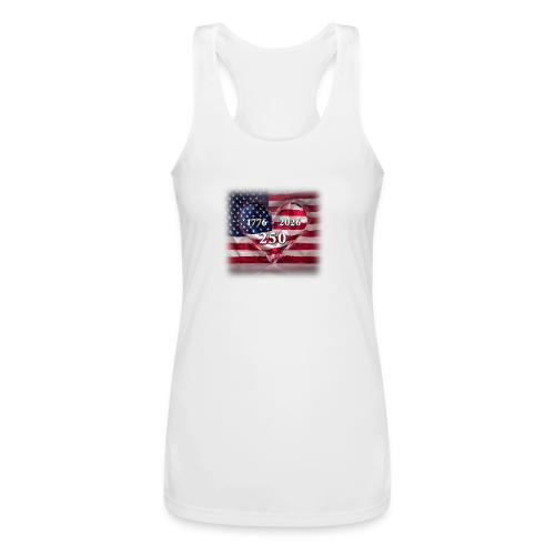1776-2026 | 250 Years USA - Women’s Performance Racerback Tank Top