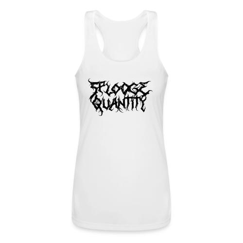 Splooge Quantity (Black Text) - Women’s Performance Racerback Tank Top
