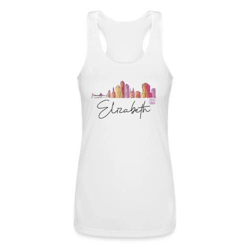 Elizabeth Skyline 03 - Women’s Performance Racerback Tank Top