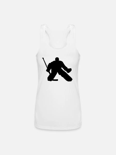 Hockey - Women’s Performance Racerback Tank Top - white