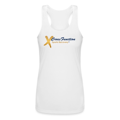 White apparel and swag - Women’s Performance Racerback Tank Top
