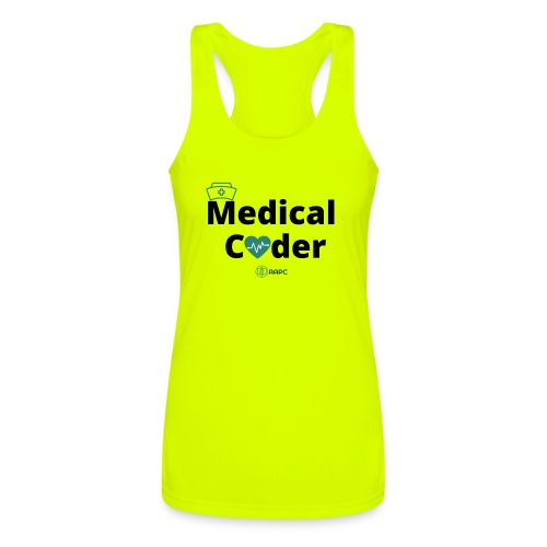 AAPC Medical Coder Shirts and Much More - Women’s Performance Racerback Tank Top