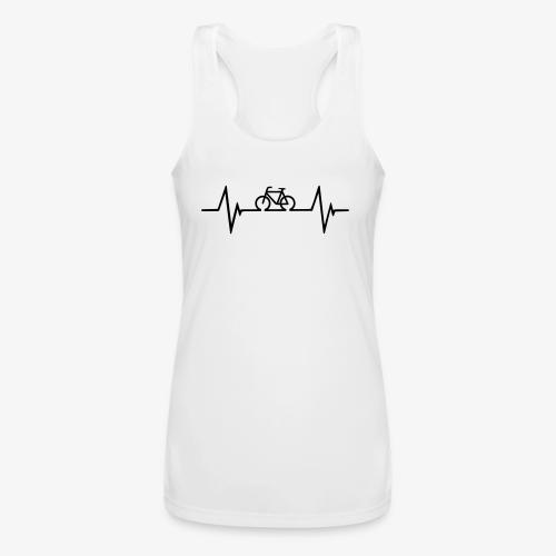 Bicycle Hearbeat - Women’s Performance Racerback Tank Top
