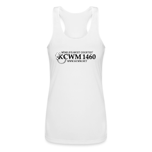 KCWM Logo - Women’s Performance Racerback Tank Top
