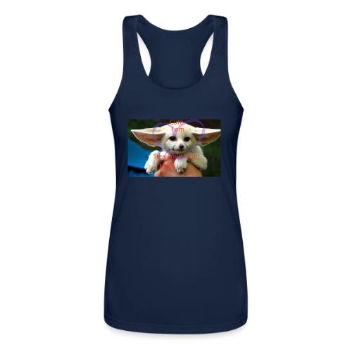 baby fox - Women’s Performance Racerback Tank Top