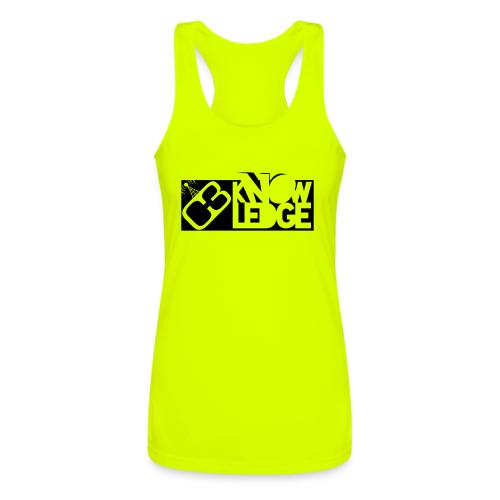 kNOwLEDGE - Women’s Performance Racerback Tank Top