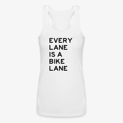 Every Lane is a Bike Lane - Women’s Performance Racerback Tank Top