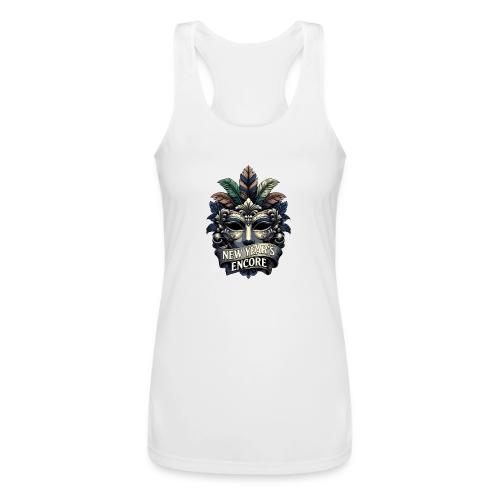 Masquerade Mask T-Shirt - Women’s Performance Racerback Tank Top
