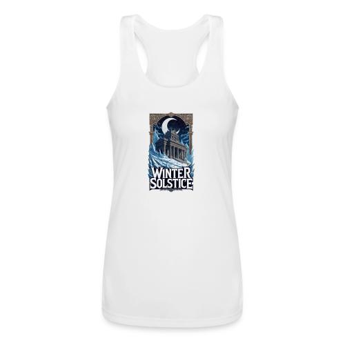 Winter Solstice Temple T-Shirt - Women’s Performance Racerback Tank Top