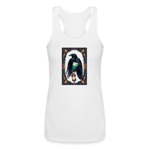 Pint of No Regrets Just Shenanigans Raven T-Shirt - Women’s Performance Racerback Tank Top