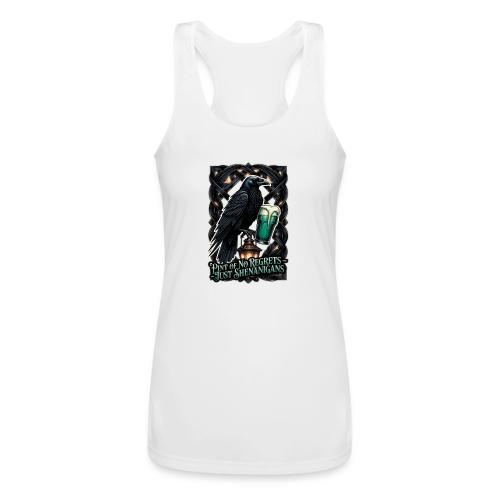 Sarcastic Raven Shenanigans Tee - Women’s Performance Racerback Tank Top