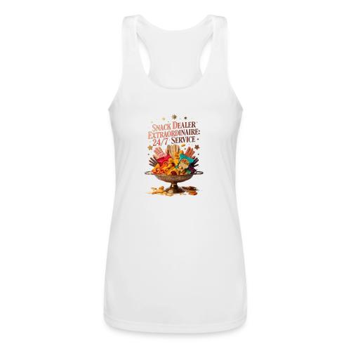 Snack Dealer Extraordinaire Tee, Mum Gift - Women’s Performance Racerback Tank Top