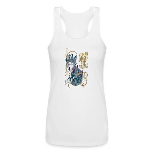 Human Jungle Gym Fox Tee - Women’s Performance Racerback Tank Top