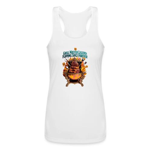 Grill Master Legend T Shirt - Women’s Performance Racerback Tank Top
