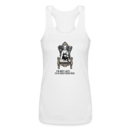 Remote Throne Procrastinator T Shirt, Dad Gift - Women’s Performance Racerback Tank Top