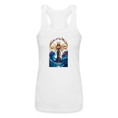 Women’s Day Tidal Sovereign T Shirt, Gift for Wife - Women’s Performance Racerback Tank Top