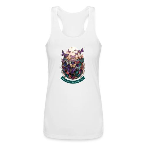 Easter Dawn's Flutter Butterfly T Shirt, Gift - Women’s Performance Racerback Tank Top