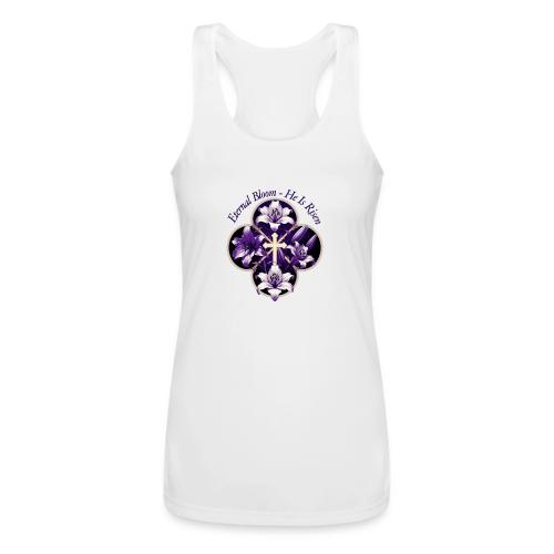 Easter Eternal Bloom Lily Crown T Shirt, Gift - Women’s Performance Racerback Tank Top