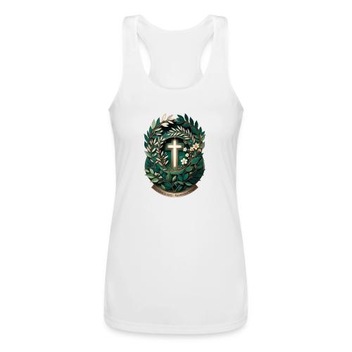 Easter Ever Green in Glory Laurel T Shirt, Gift - Women’s Performance Racerback Tank Top
