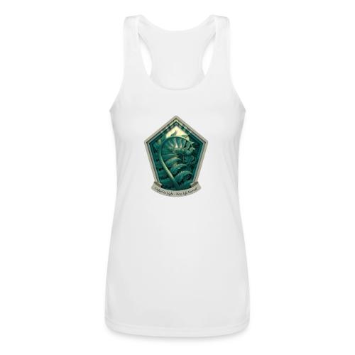 Easter Unfurl in Light Fern T Shirt, Spring Gift - Women’s Performance Racerback Tank Top