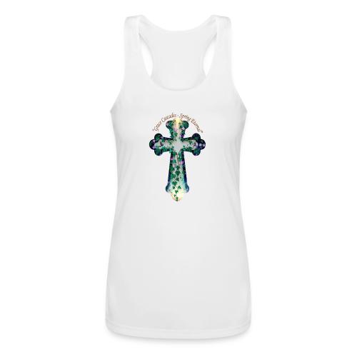 Easter Grace Cascades Eternal T Shirt, Mercy Gift - Women’s Performance Racerback Tank Top