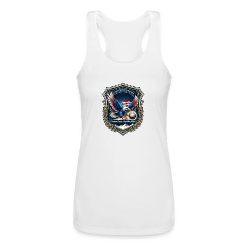 USA Eagle Vanguard T-Shirt,American Flag PrideGift - Women’s Performance Racerback Tank Top