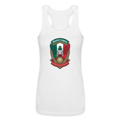 Mexico Eagle Legacy T-Shirt, Mexican Pride Gift - Women’s Performance Racerback Tank Top