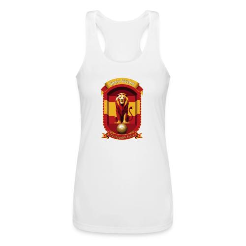 Spain Lion Victory T-Shirt, Flag Pride Crest Gift - Women’s Performance Racerback Tank Top