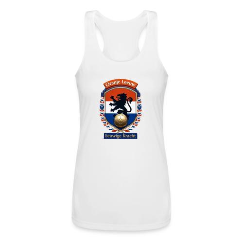 Netherlands Lion Premium T-Shirt, Dutch Flag Gift - Women’s Performance Racerback Tank Top