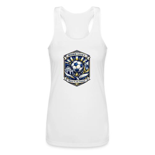 Madrid White Legacy T Shirt, Madrid Fan Gift - Women’s Performance Racerback Tank Top