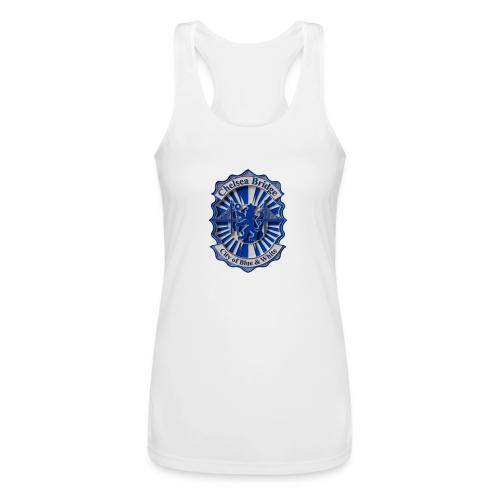 Chelsea Blue Bridge T Shirt, Soccer Fan Gift - Women’s Performance Racerback Tank Top
