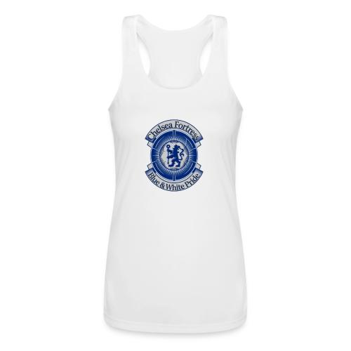 Chelsea Fortress T Shirt, Soccer City Pride Gift - Women’s Performance Racerback Tank Top