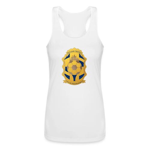 Riyadh Crown T Shirt, Modern Desert Pride Gift - Women’s Performance Racerback Tank Top