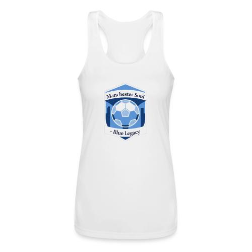Manchester Soul Soccer City Emblem T Shirt, Gift - Women’s Performance Racerback Tank Top