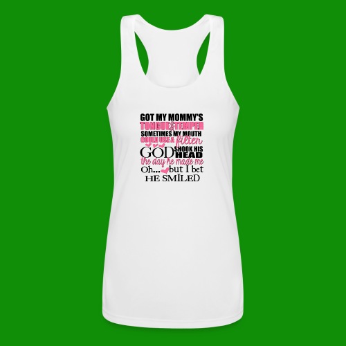 Could Use a Filter - Women’s Performance Racerback Tank Top