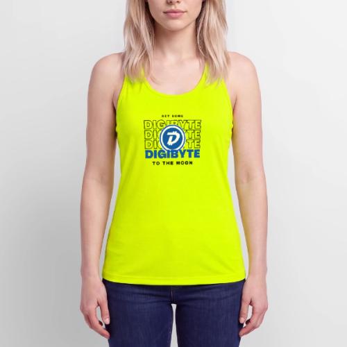 Digibyte. More secure, faster, forward thinking - Women’s Performance Racerback Tank Top