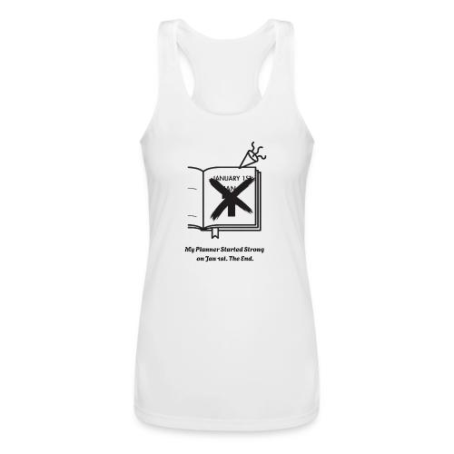 Jan 1st T-Shirt | Sarcastic New Year's - Women’s Performance Racerback Tank Top