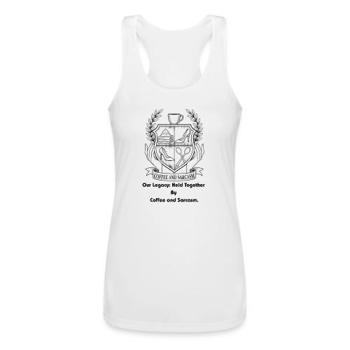 Sarcastic Mom T-Shirt, Mug - Women’s Performance Racerback Tank Top