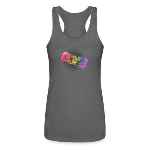 The Gay State of North Carolina - Women’s Performance Racerback Tank Top