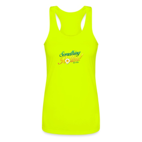 Something Rotten Colour just date - Women’s Performance Racerback Tank Top